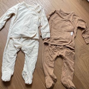 2 bonsie onsies sz 3-6m